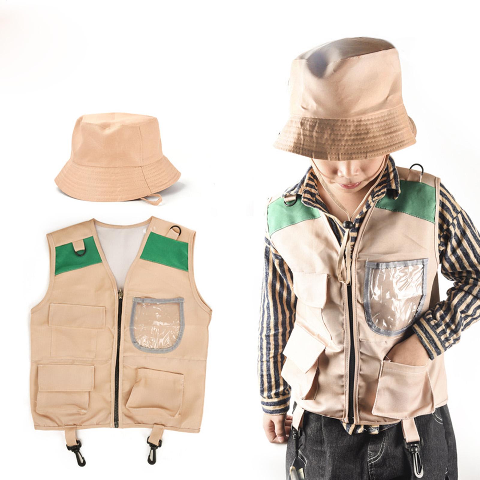 Outdoor Adventure Outfit - Ensemble chapeau et gilet d'explorateur pour
