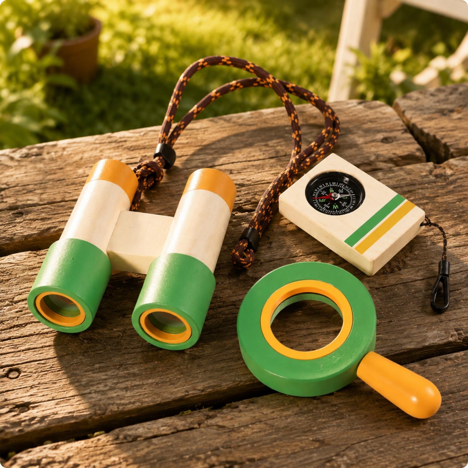 Ensemble d'explorateur en bois - Outdoor Adventure Kit For Kids avis et prix