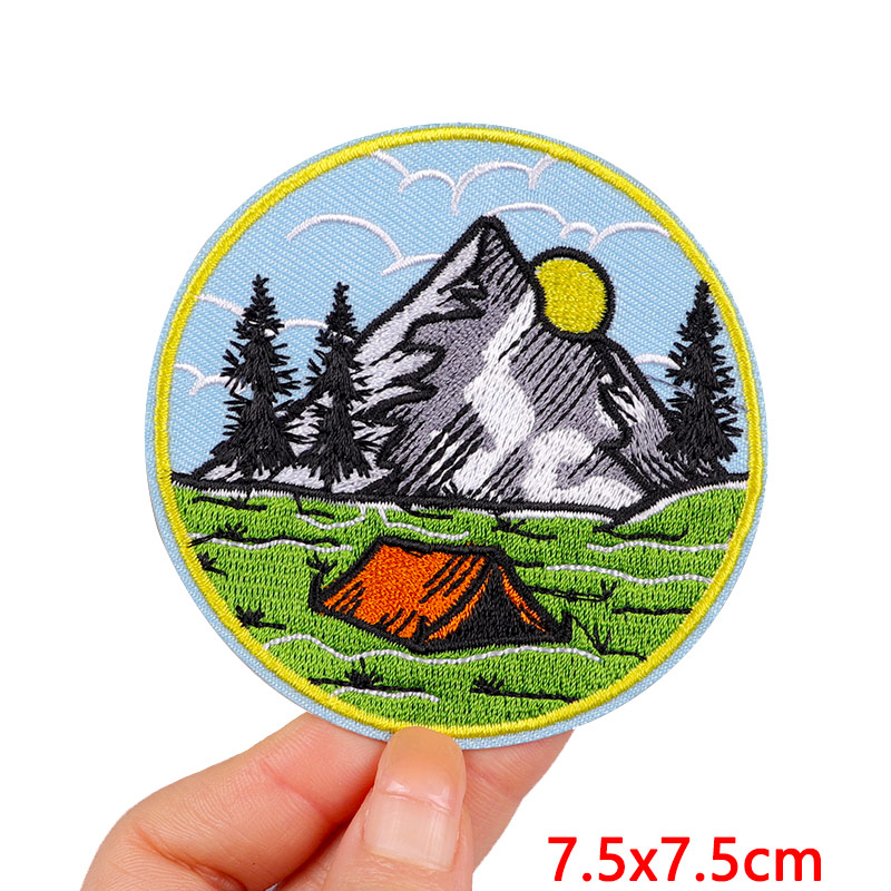 Patchs brodés pour randonnée,  - Outdoor Adventure Outfit avis et prix